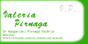 valeria pirnaga business card