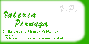 valeria pirnaga business card
